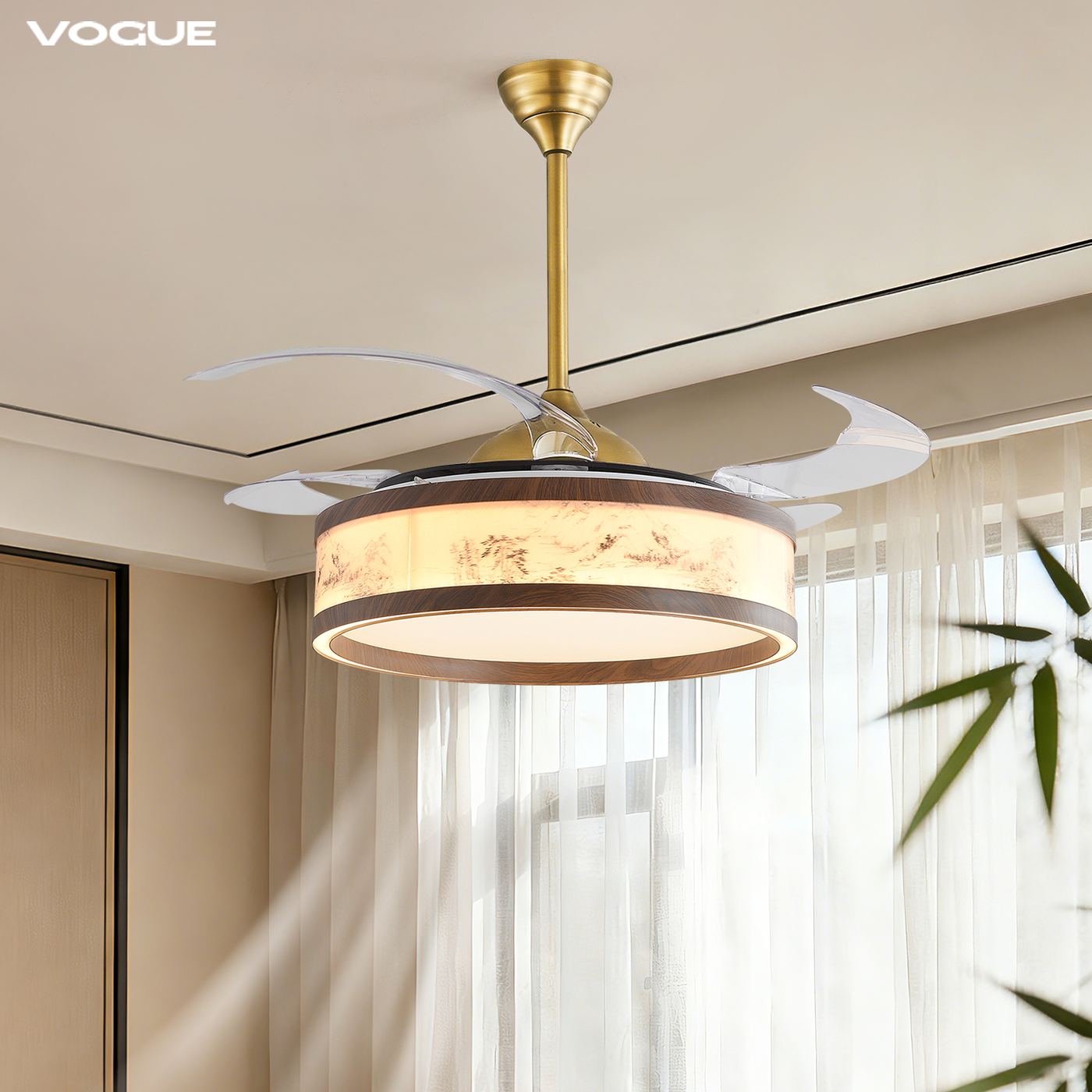 【宫阙】吊扇 产品实拍图5（渥古 VOGUE LIGHTING 新中式灯具）