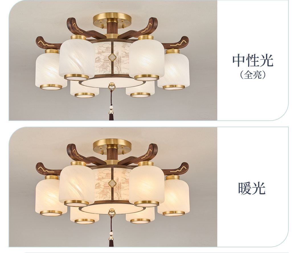【宫阙】吊灯 详情图