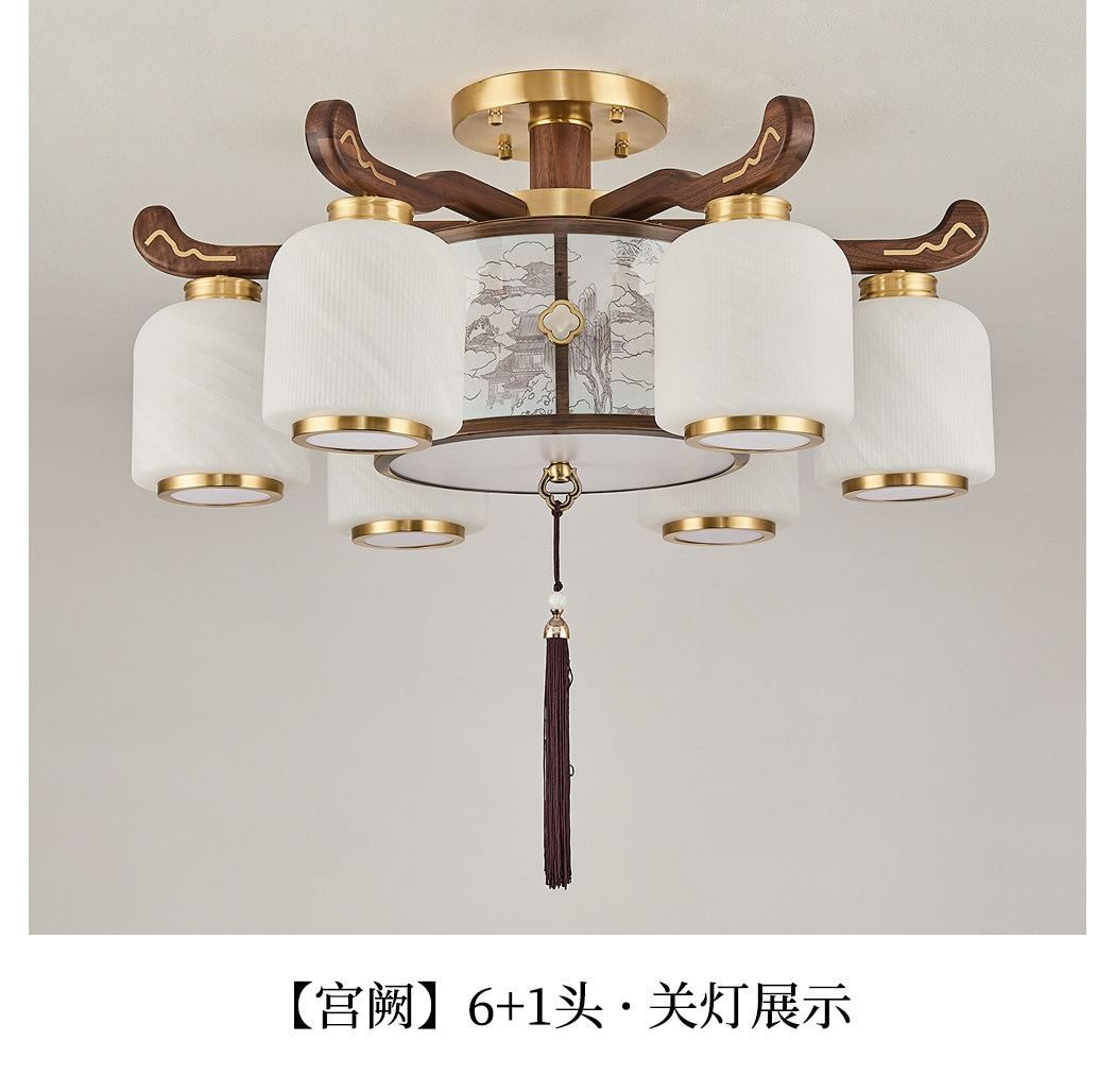 【宫阙】吊灯 详情图