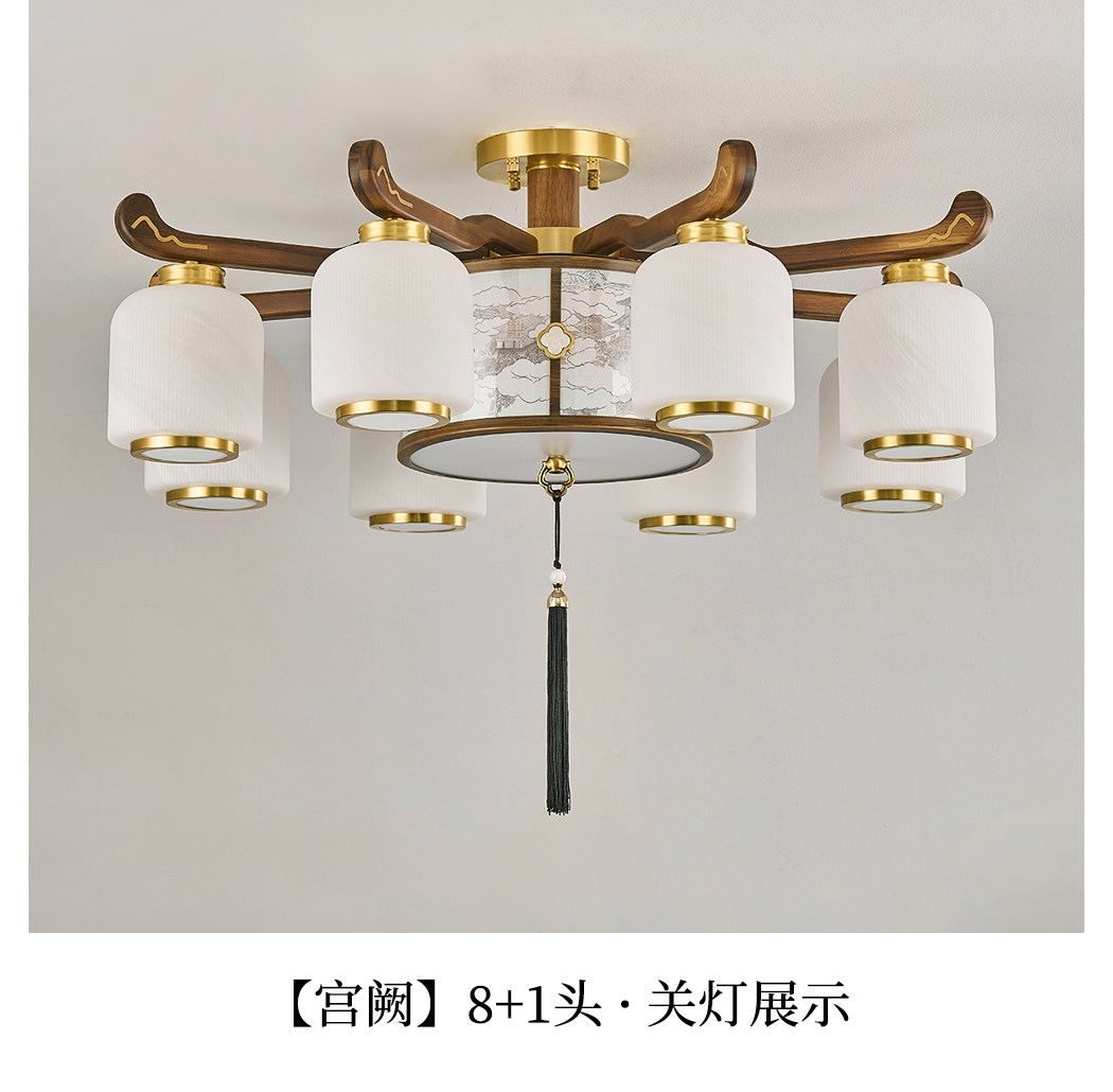 【宫阙】吊灯 详情图