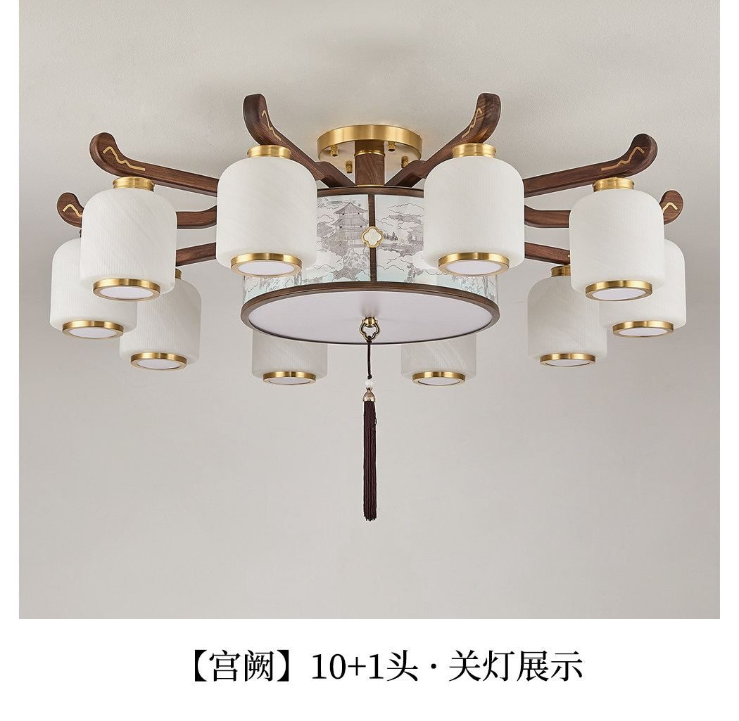 【宫阙】吊灯 详情图