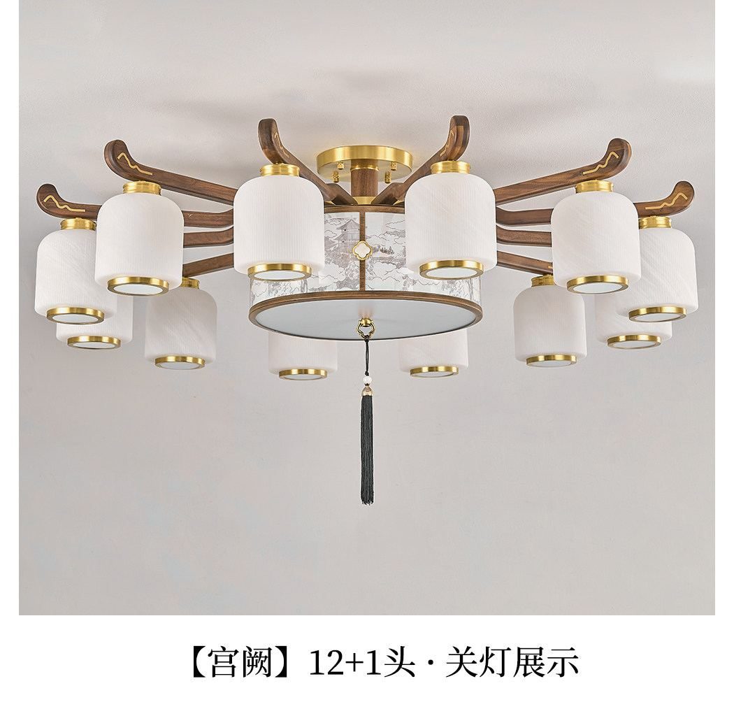 【宫阙】吊灯 详情图