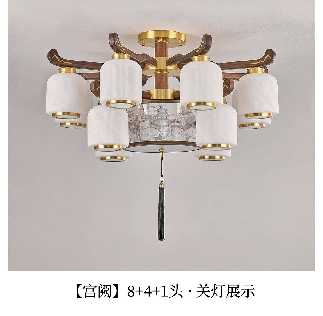 【宫阙】吊灯 详情图