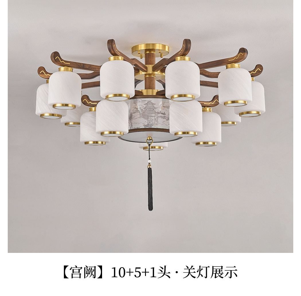 【宫阙】吊灯 详情图