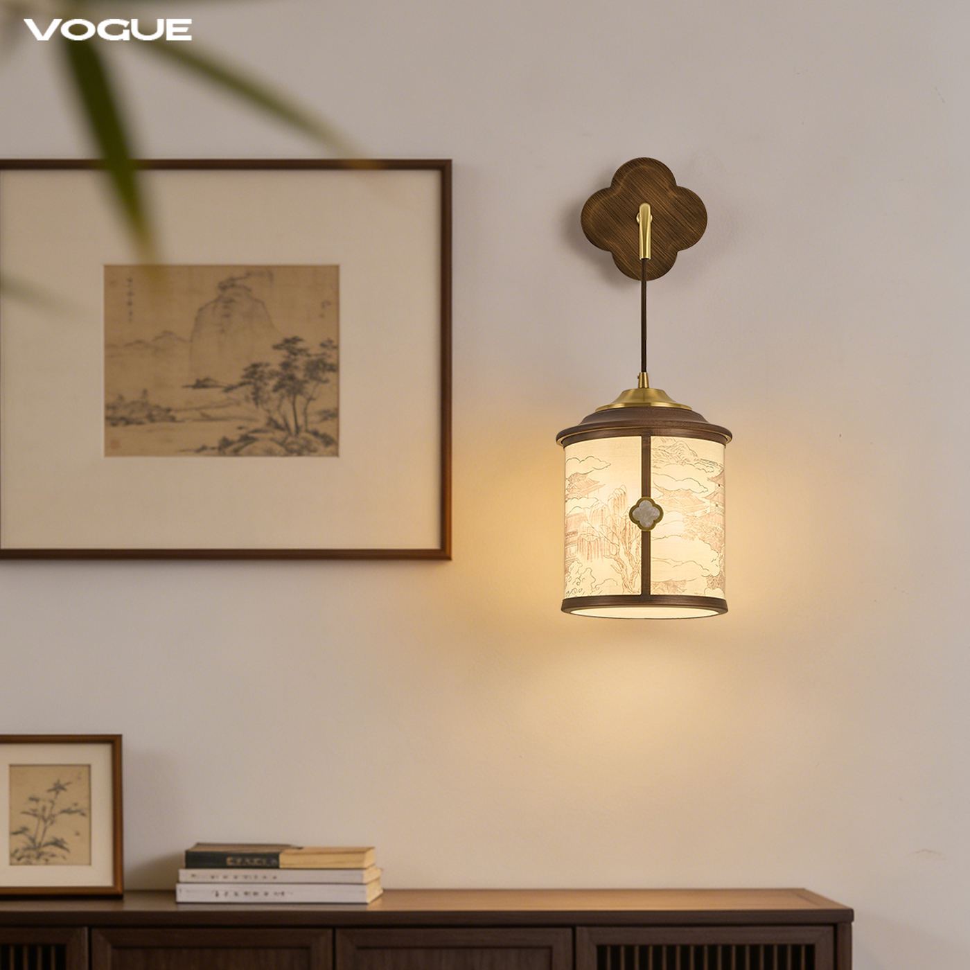 【宫阙】壁灯 产品实拍图3（渥古 VOGUE LIGHTING 新中式灯具）