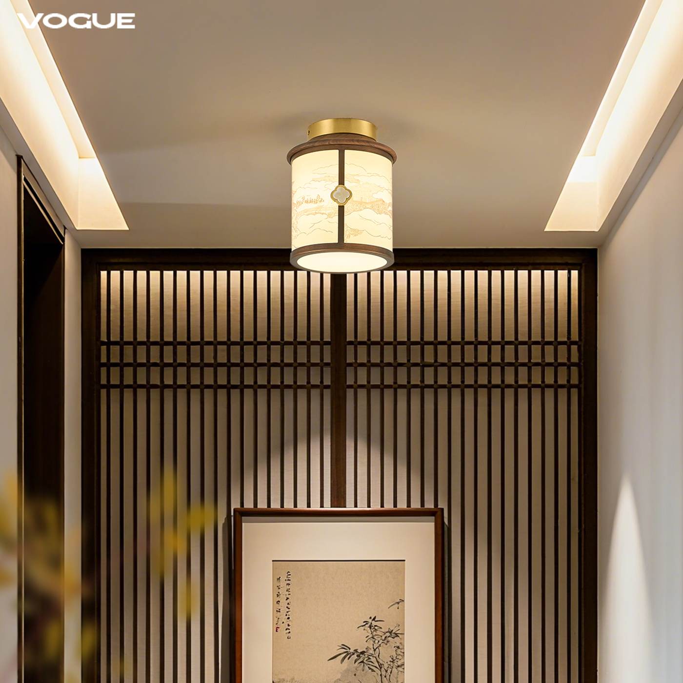 【宫阙】过道 产品实拍图2（渥古 VOGUE LIGHTING 新中式灯具）