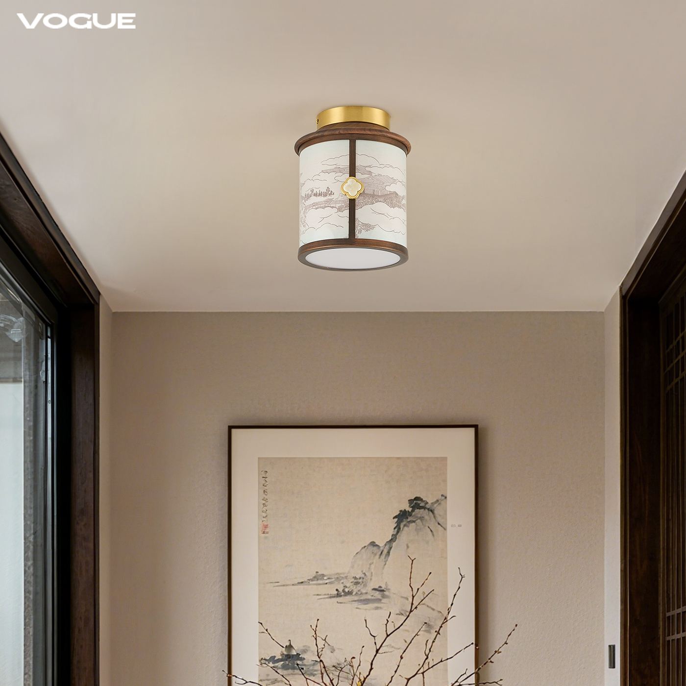 【宫阙】过道 产品实拍图3（渥古 VOGUE LIGHTING 新中式灯具）