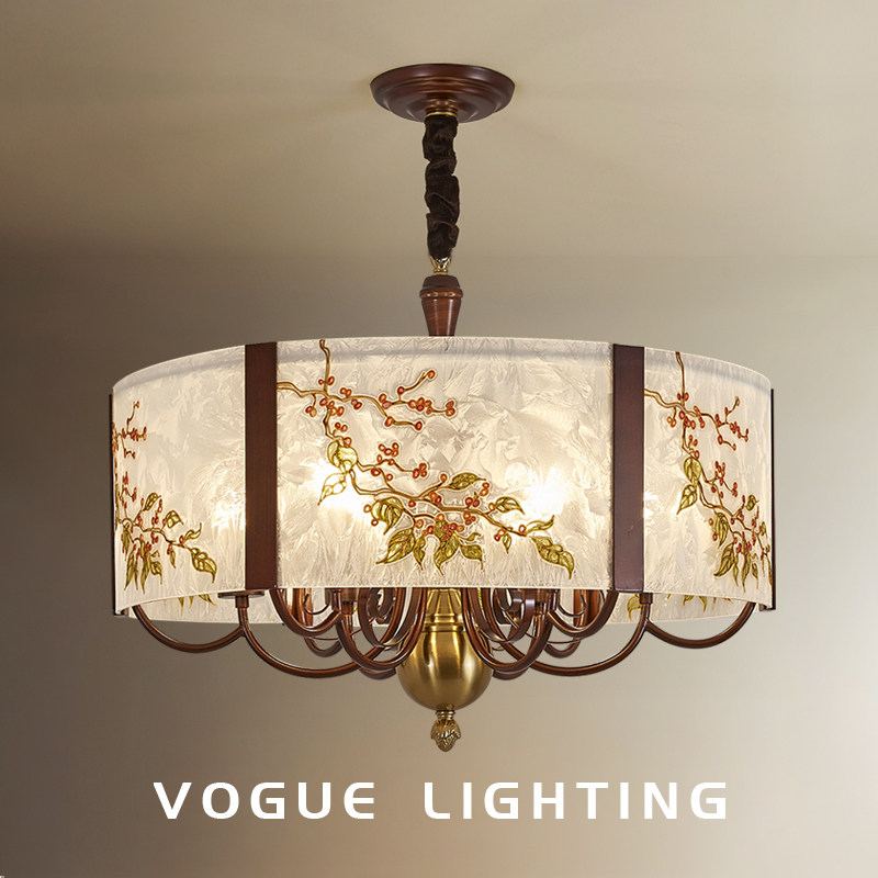 绛枝（渥古 VOGUE LIGHTING 新中式宋式灯具实景图）