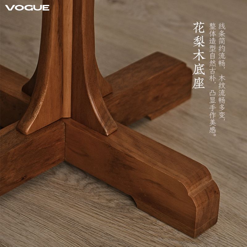 草花梨落地灯 产品实拍图3（渥古 VOGUE LIGHTING 新中式灯具）