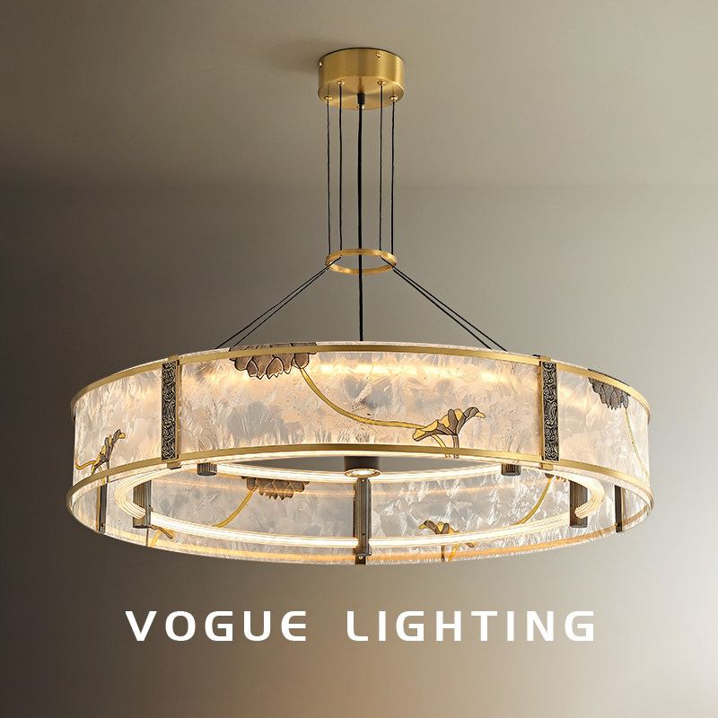 莲映（渥古 VOGUE LIGHTING 新中式宋式灯具实景图）