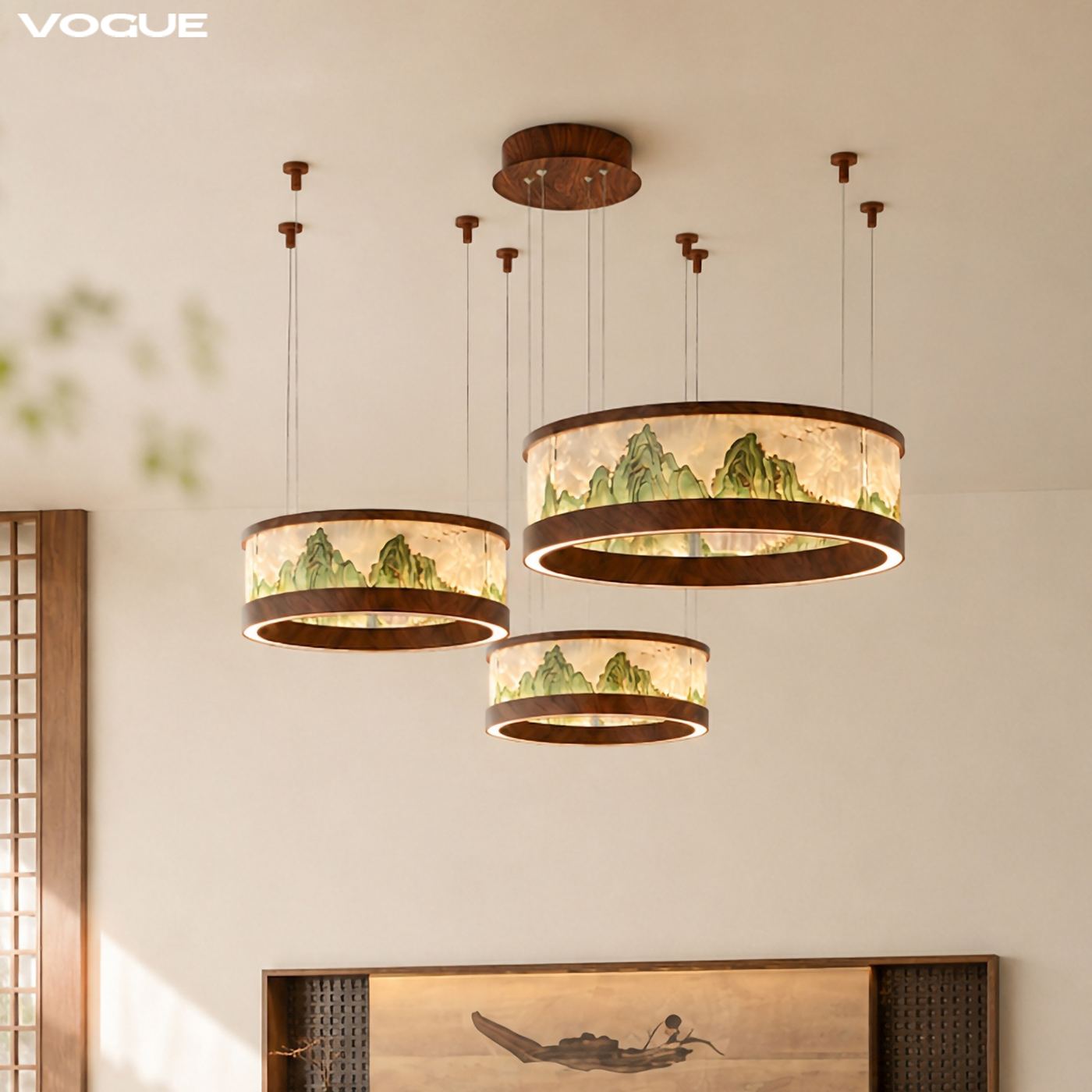青嶂 产品实拍图5（渥古 VOGUE LIGHTING 新中式灯具）