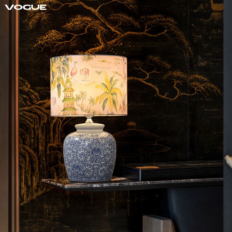 青瓷（渥古 VOGUE LIGHTING 新中式宋式灯具实景图）