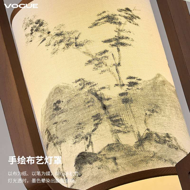 山棂 产品实拍图4（渥古 VOGUE LIGHTING 新中式灯具）