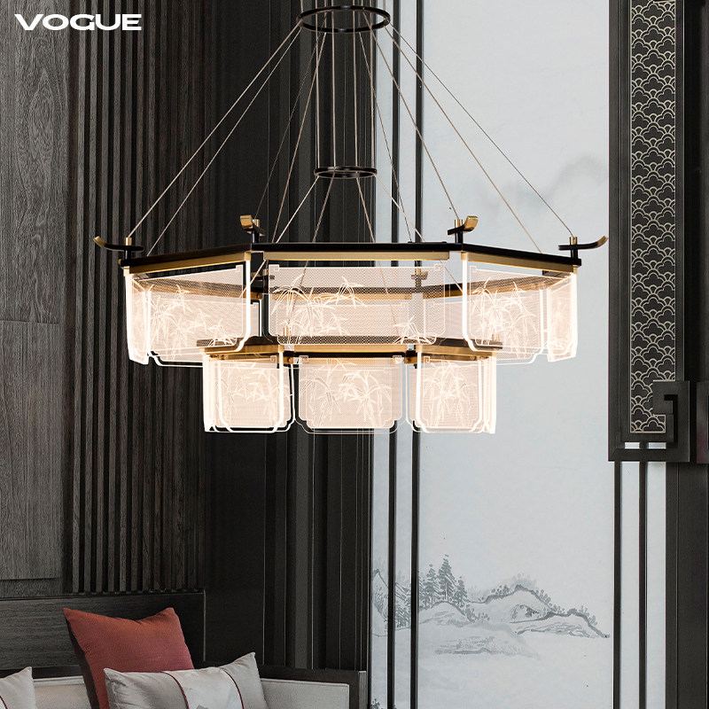 锦箨 产品实拍图3（渥古 VOGUE LIGHTING 新中式灯具）