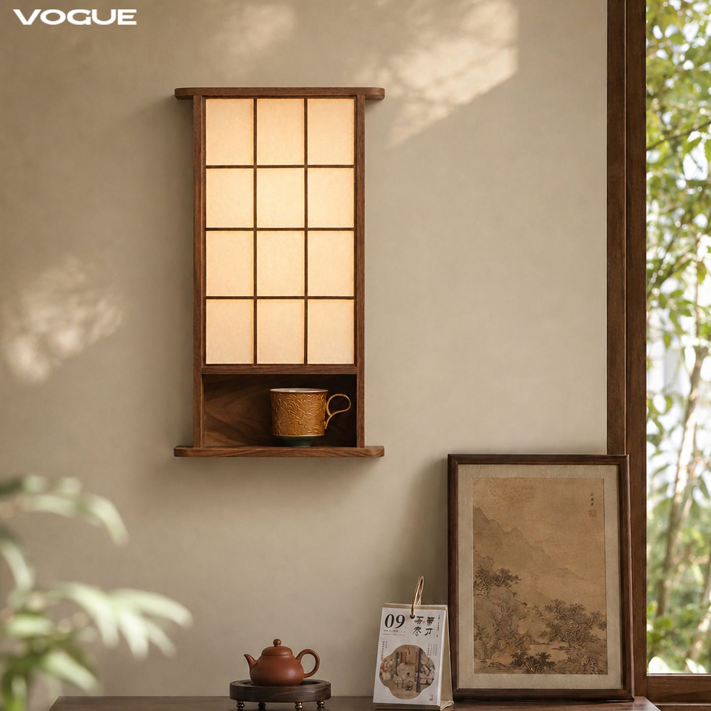 雪见 产品实拍图2（渥古 VOGUE LIGHTING 新中式灯具）