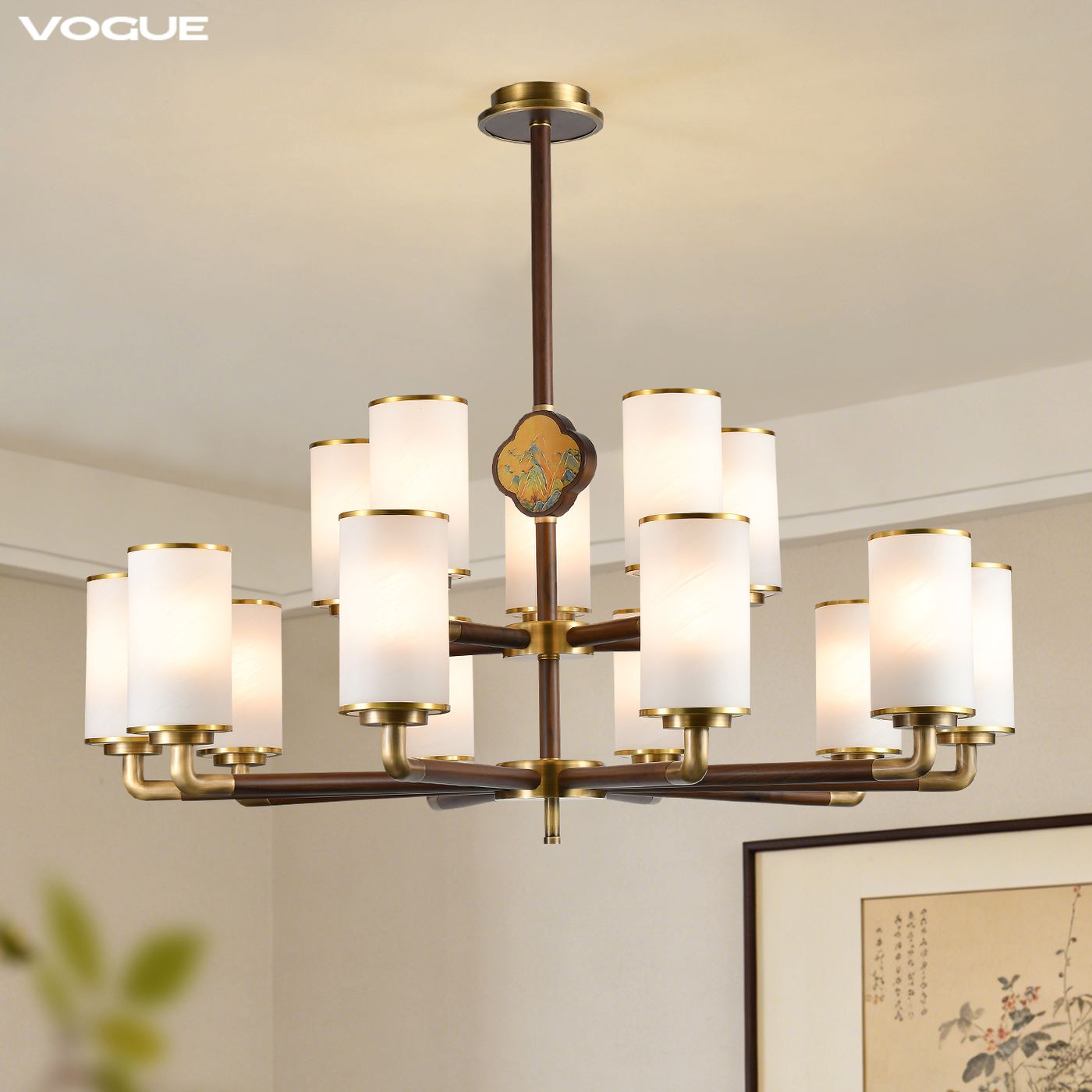 千岫 产品实拍图2（渥古 VOGUE LIGHTING 新中式灯具）