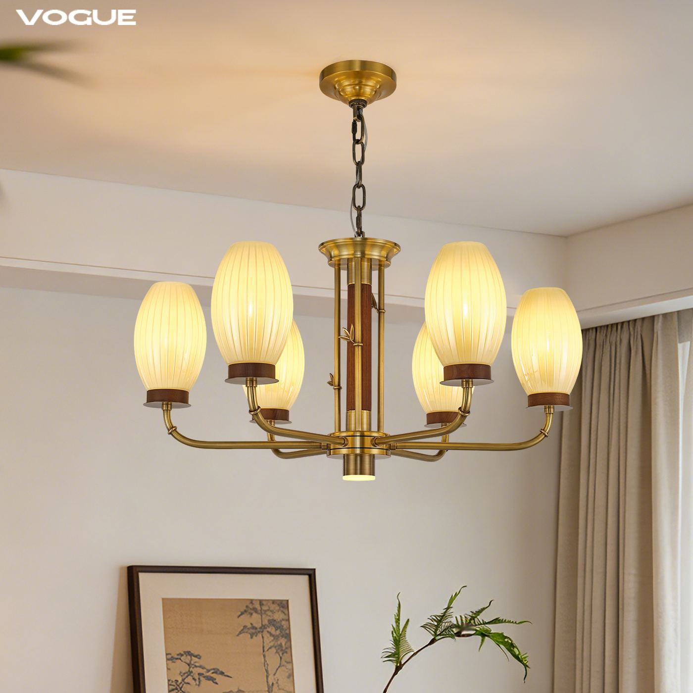 惊鸿 产品实拍图3（渥古 VOGUE LIGHTING 新中式灯具）