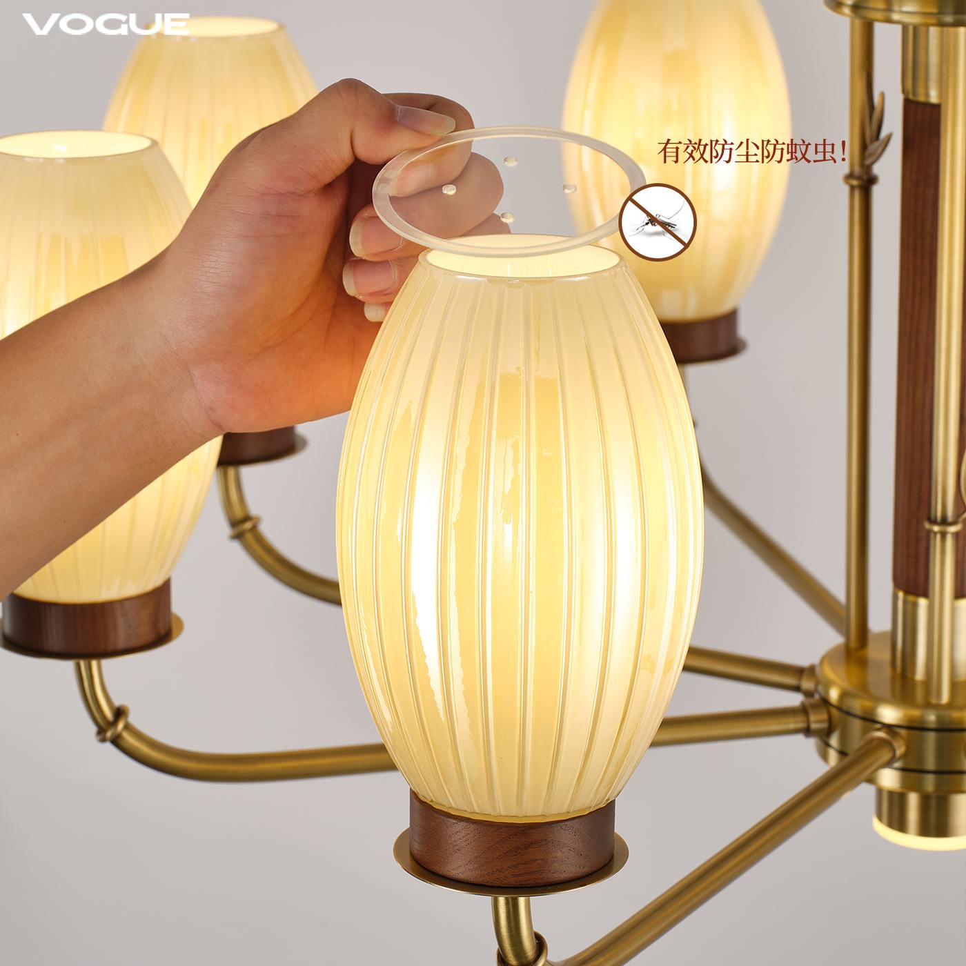 惊鸿 产品实拍图4（渥古 VOGUE LIGHTING 新中式灯具）