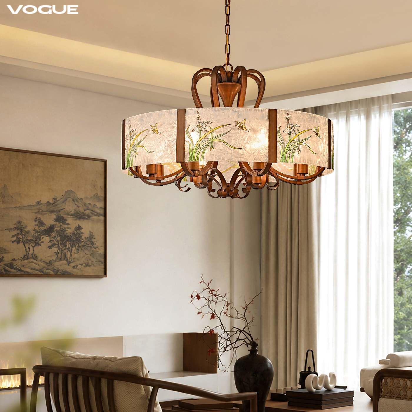 慕兰 产品实拍图2（渥古 VOGUE LIGHTING 新中式灯具）