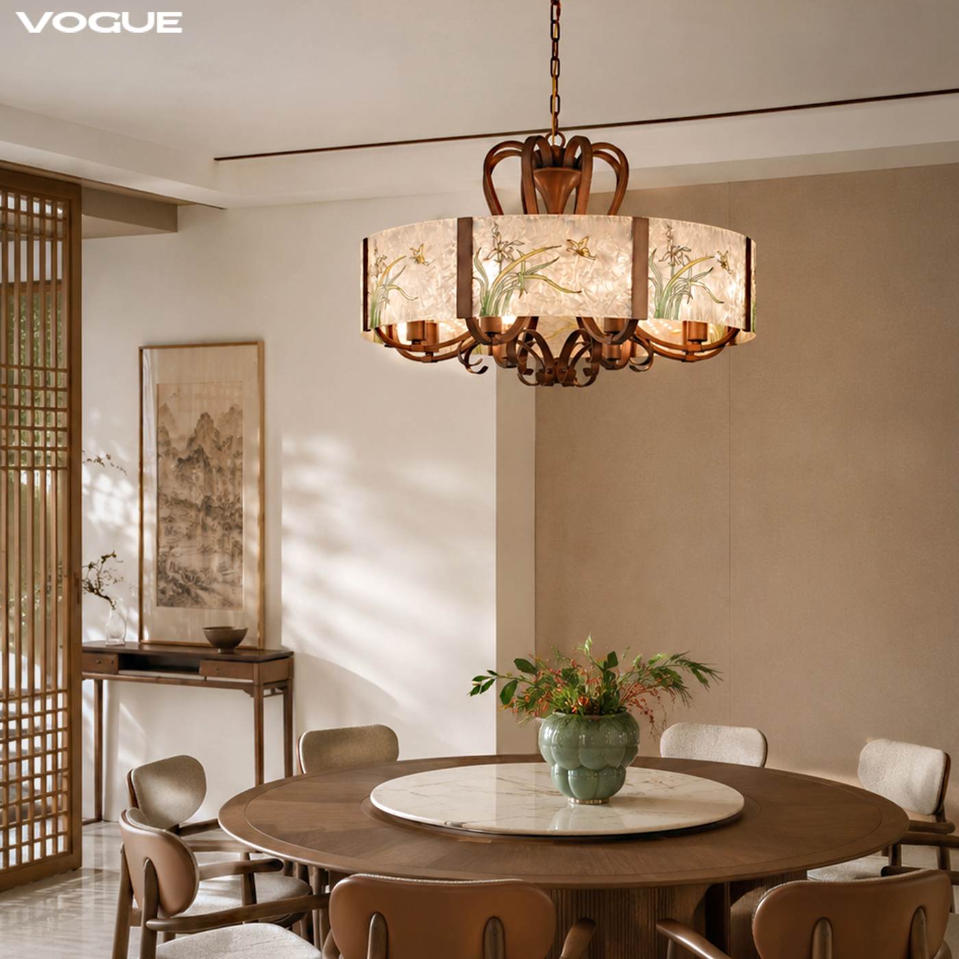 慕兰 产品实拍图3（渥古 VOGUE LIGHTING 新中式灯具）
