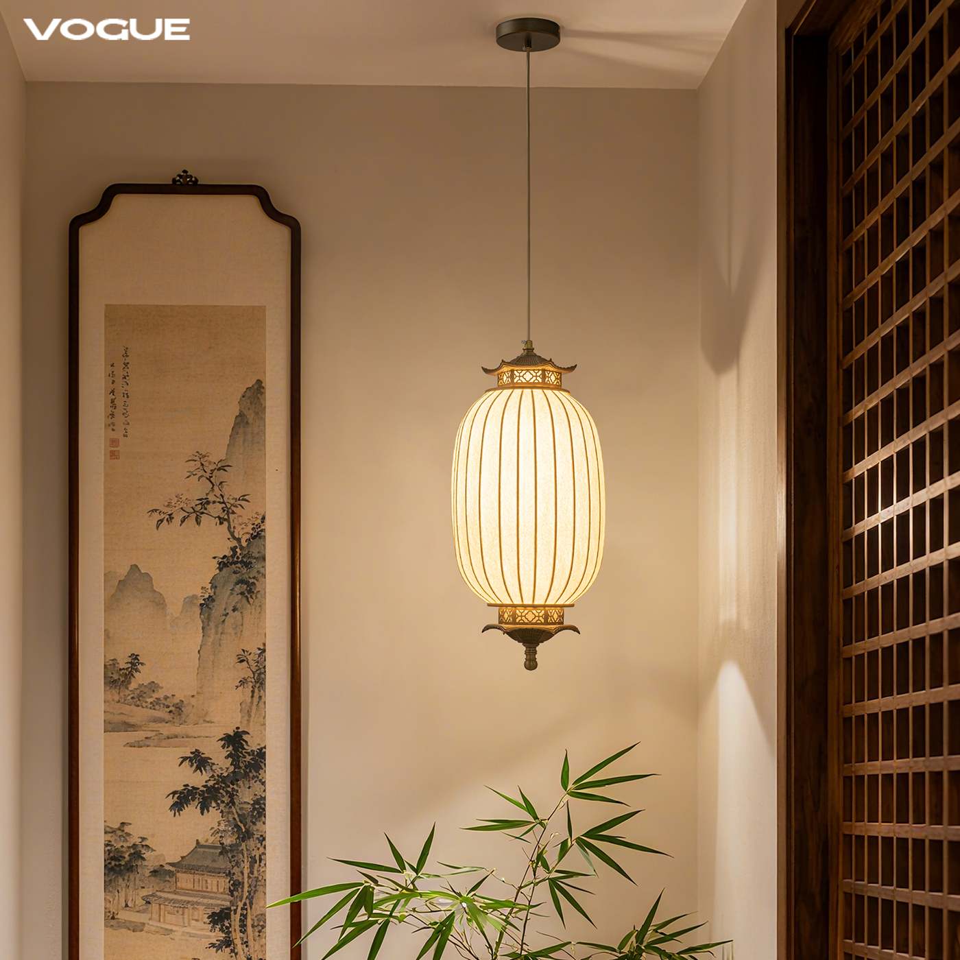 慢宋-小吊灯 产品实拍图5（渥古 VOGUE LIGHTING 新中式灯具）