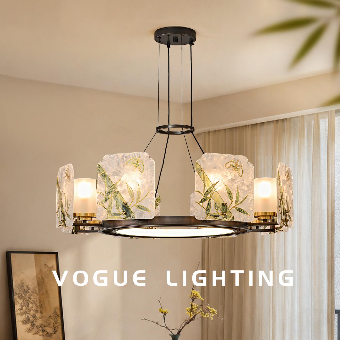 承筠（渥古 VOGUE LIGHTING 新中式宋式灯具实景图）