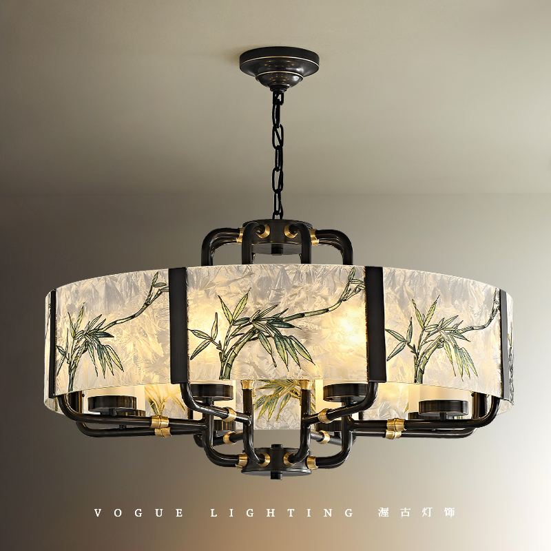 映竹（渥古 VOGUE LIGHTING 新中式宋式灯具实景图）