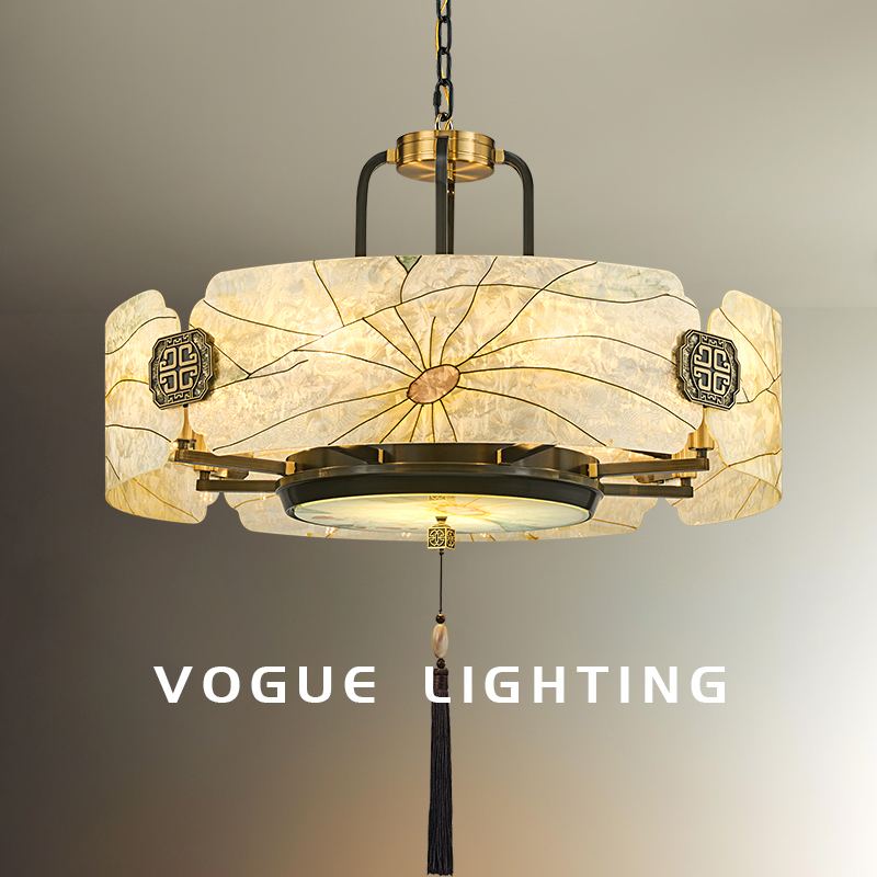 映荷（渥古 VOGUE LIGHTING 新中式宋式灯具实景图）