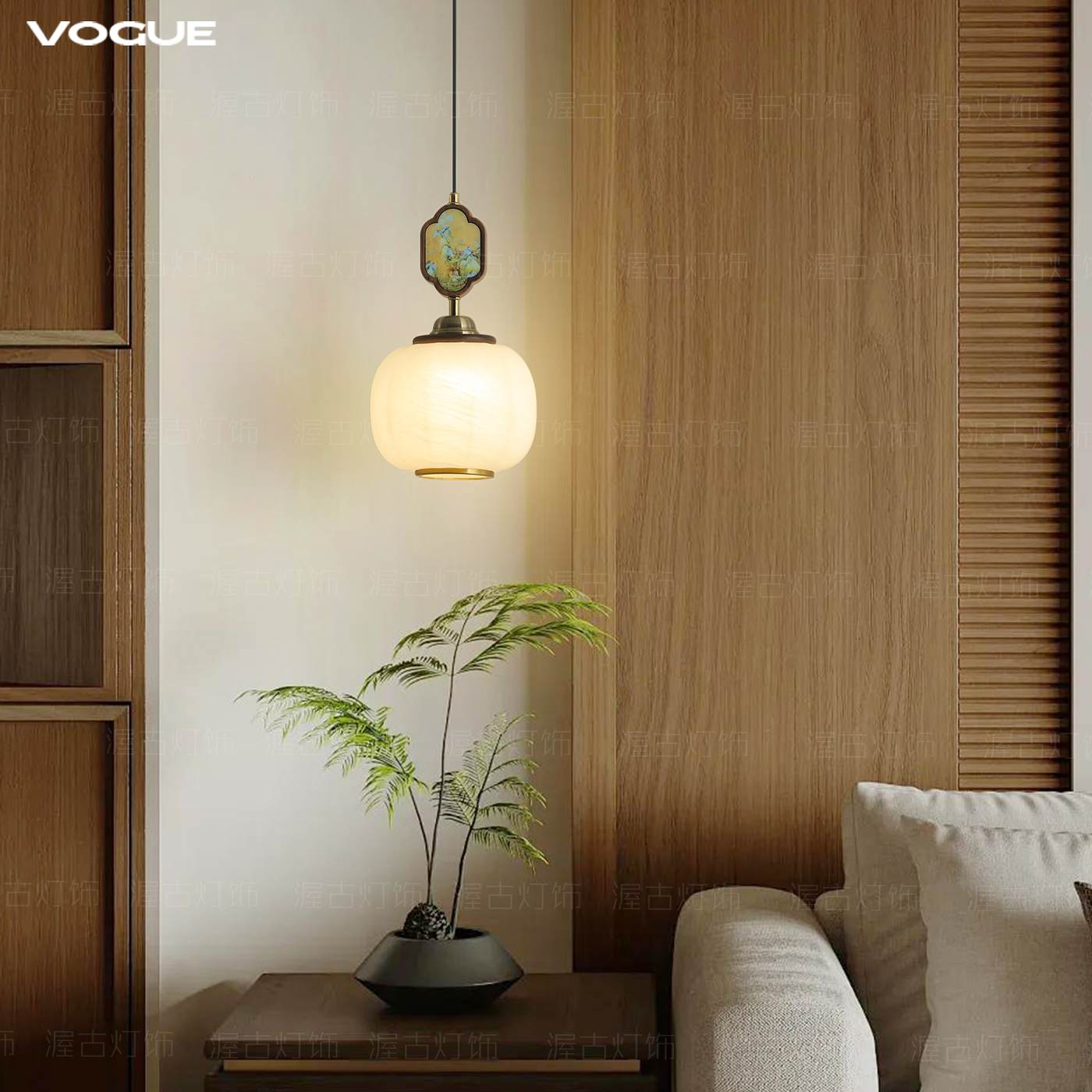 景岳 产品实拍图3（渥古 VOGUE LIGHTING 新中式灯具）