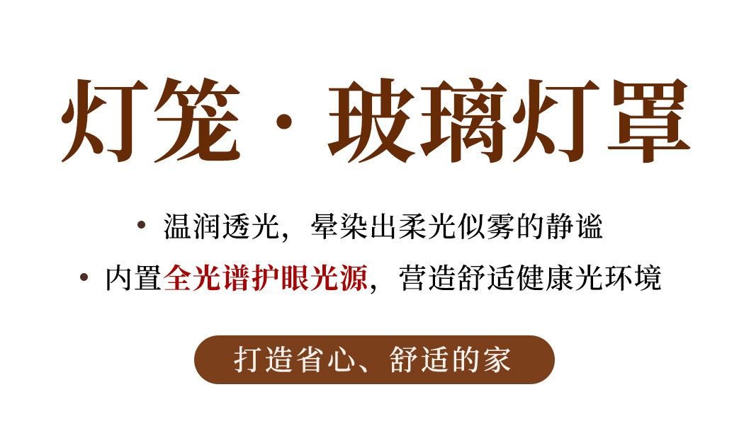 景岳吊灯 详情图