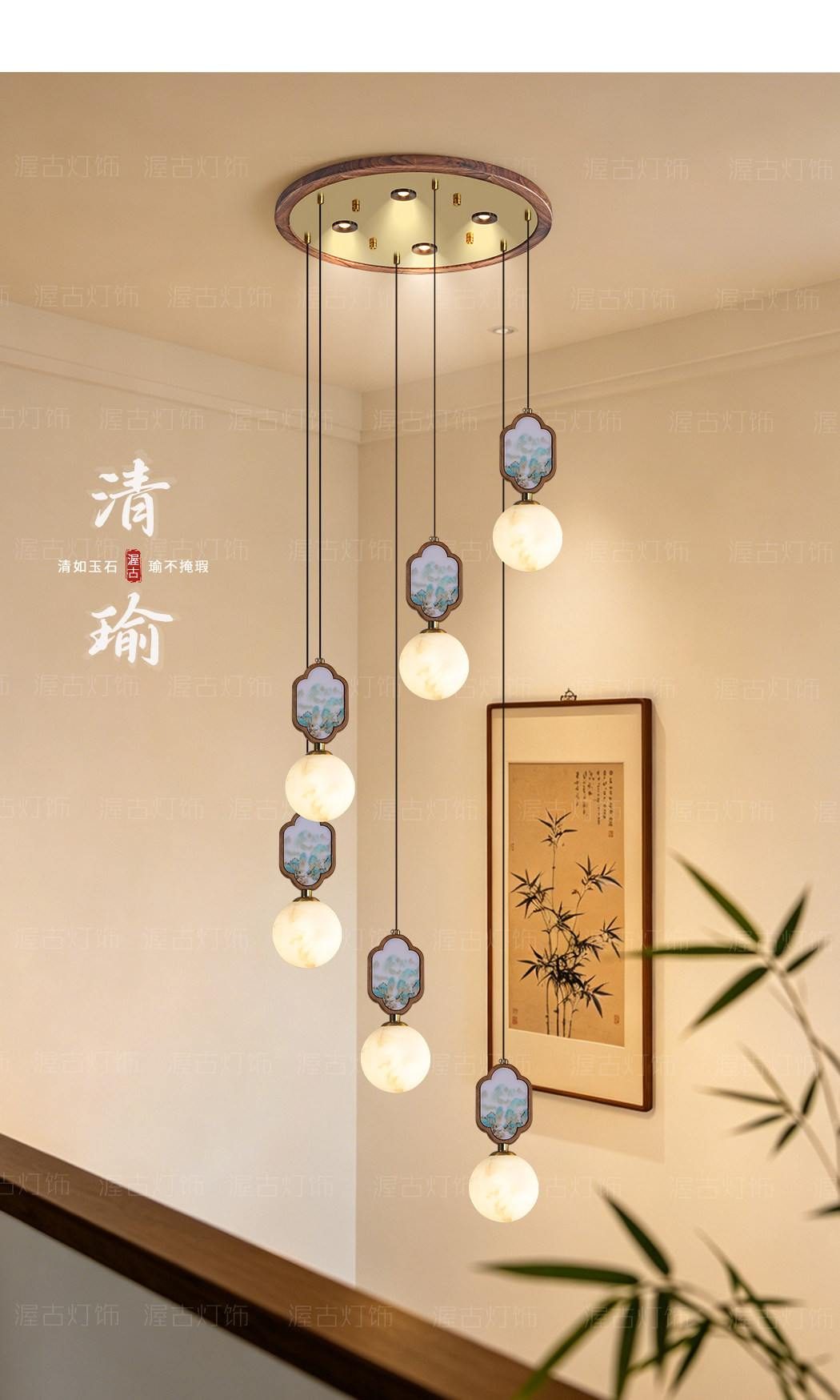 清瑜楼梯灯 详情图
