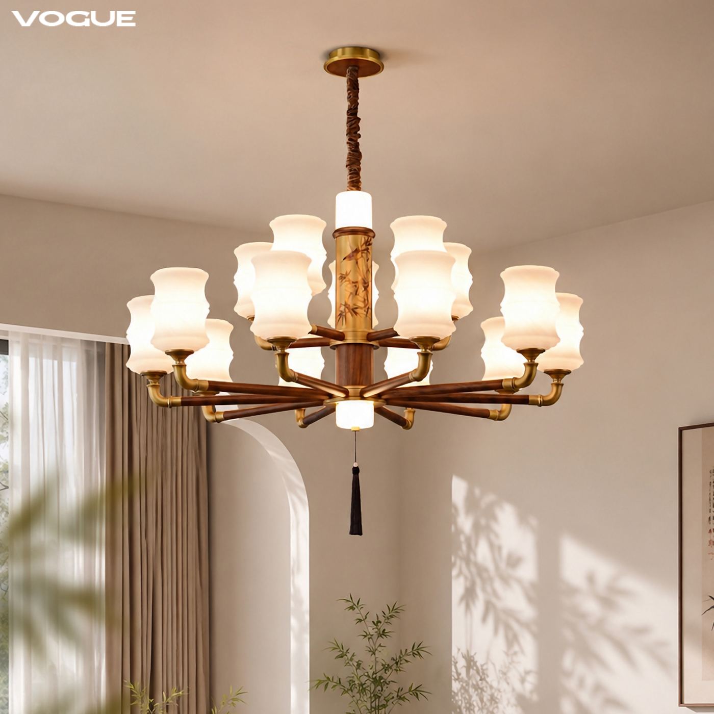 清筠 产品实拍图2（渥古 VOGUE LIGHTING 新中式灯具）