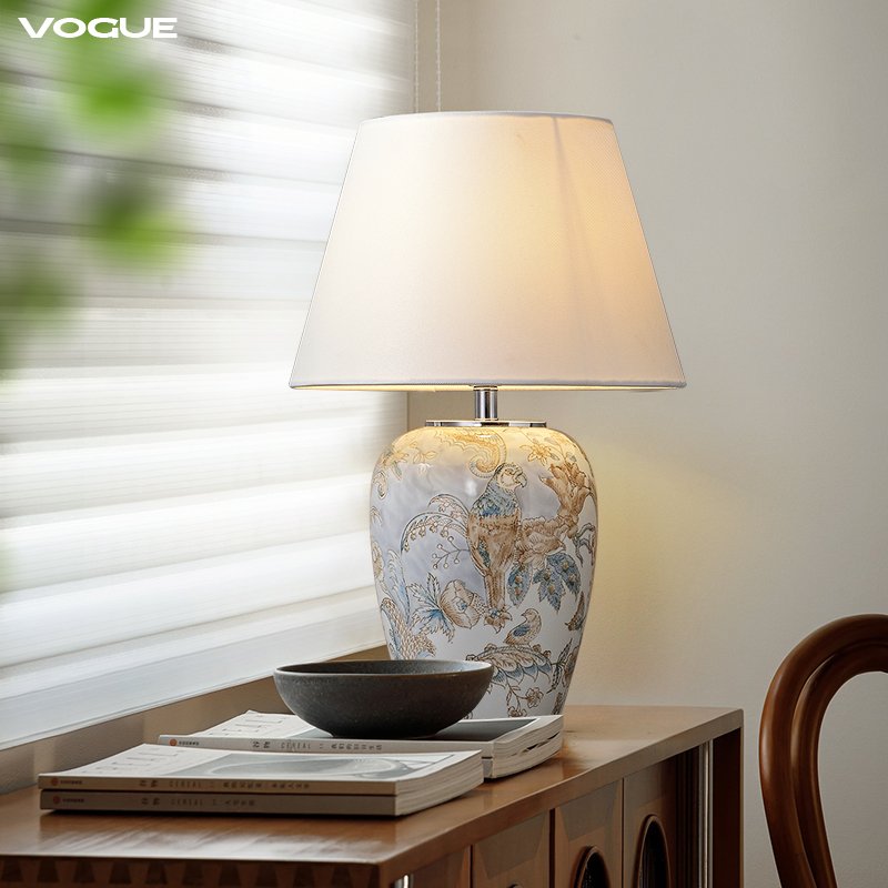 瓷韵（渥古 VOGUE LIGHTING 新中式宋式灯具实景图）
