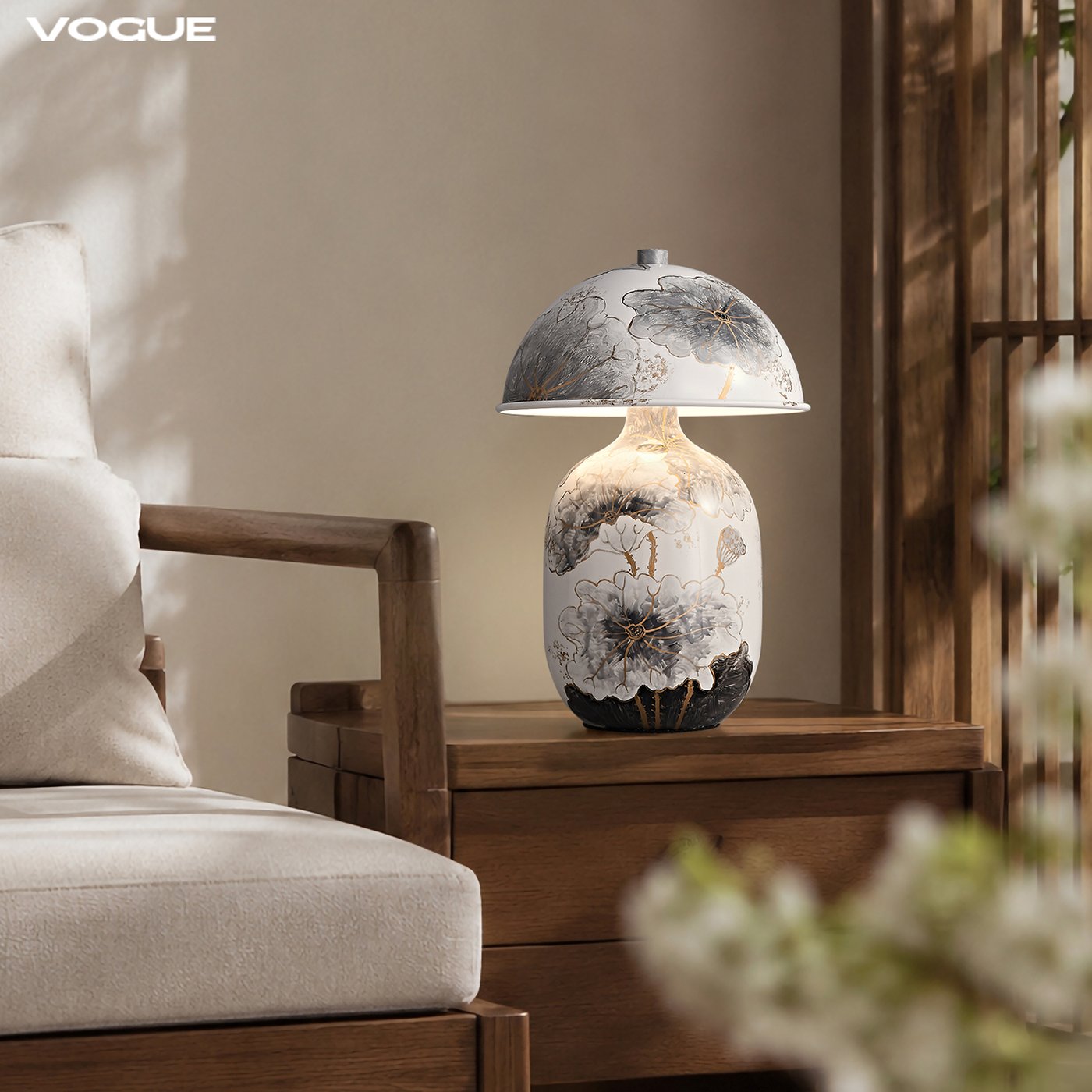 睡莲（渥古 VOGUE LIGHTING 新中式宋式灯具实景图）