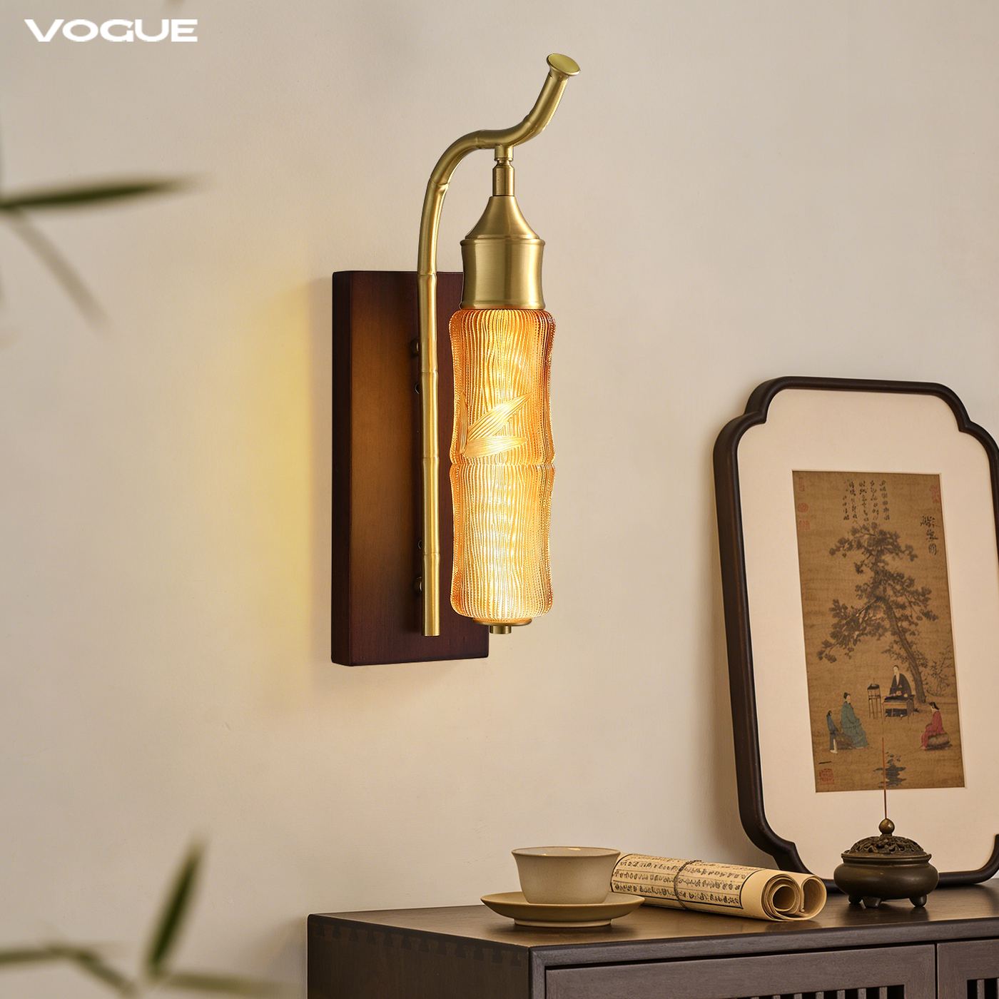 知竺 产品实拍图2（渥古 VOGUE LIGHTING 新中式灯具）